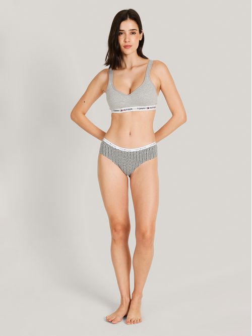 Bralette con logo en la banda elástica