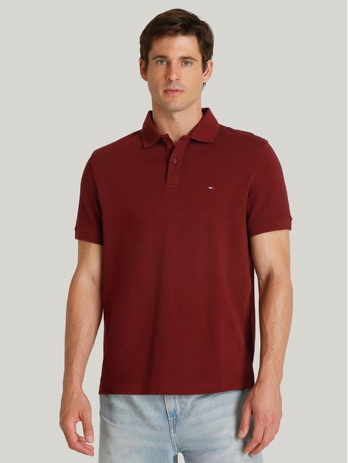 Polo Waffle Con Logo Regular Fit