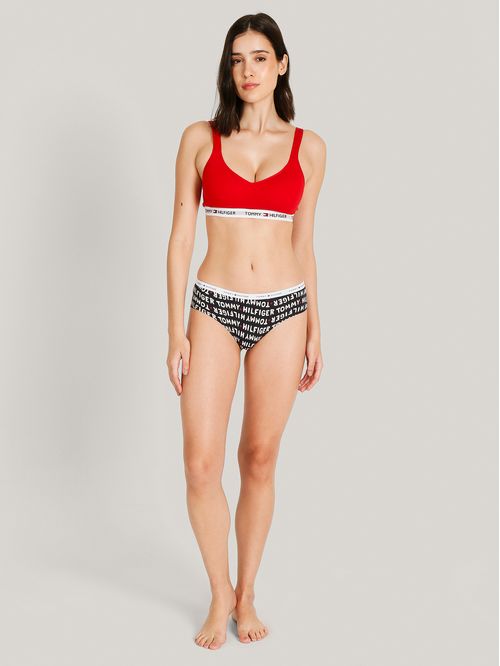 Bralette con logo en la banda elástica
