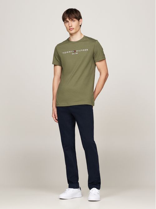 Polera Organic Cotton Con Logo Slim Fit