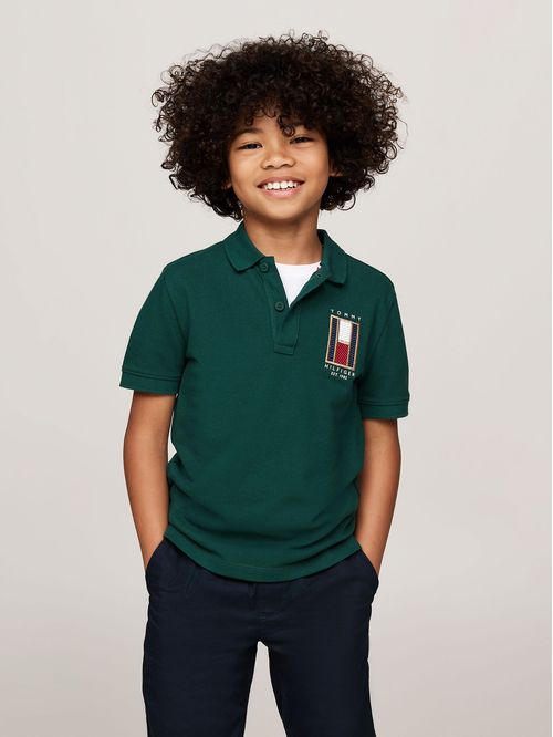 Polo Vertical Flag Logo