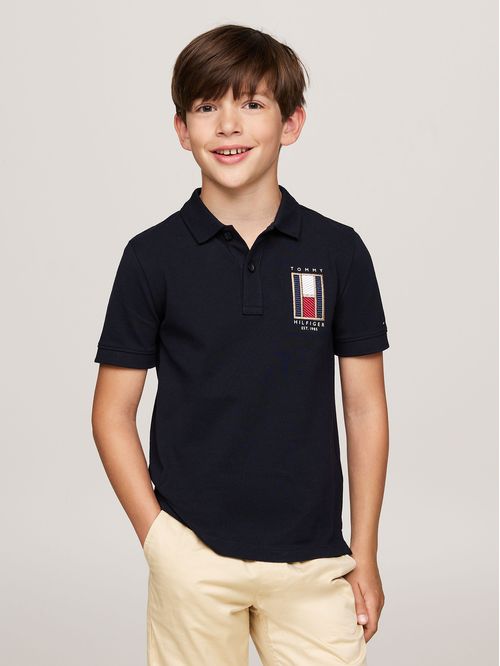 Polo Vertical Flag Logo