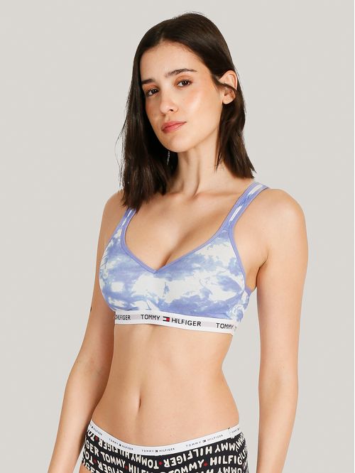 Bralette con logo en la banda elástica