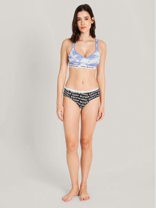 Bralette con logo en la banda elástica