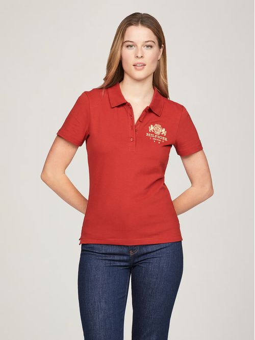 Polo Varsity Crest Slim Fit