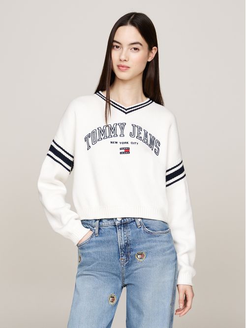 Sweater Cropped Varsity Logo