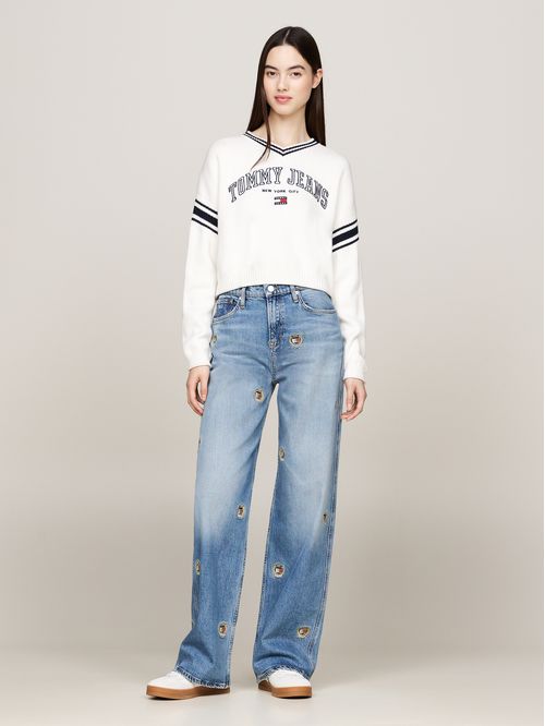 Sweater Cropped Varsity Logo