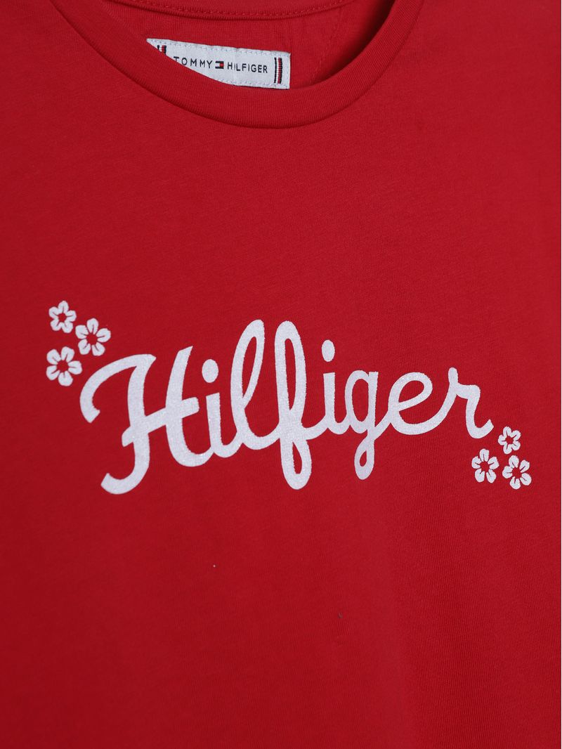 Polera-De-Niña-Con-Logo-Floral