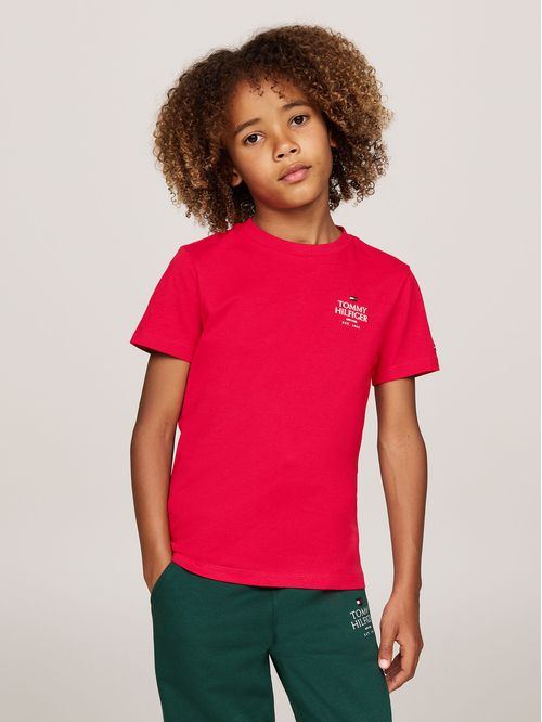 Polera De Niño Con Logo Gráfico