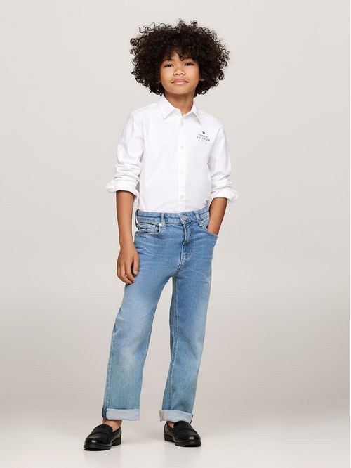 Camisa oxford corte regular