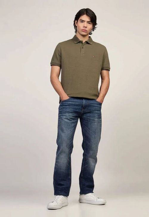 Polo Waffle Con Logo Regular Fit