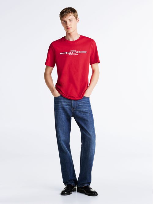 Polera Hilfiger Chest Stripe Logo