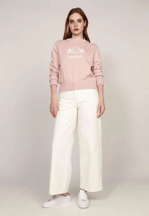 Sweater C-Neck Con Logo