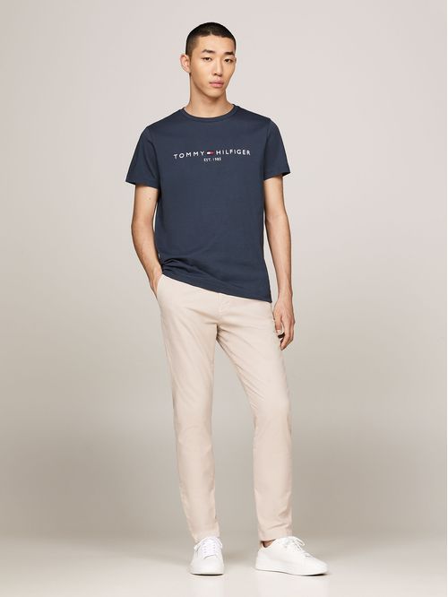 Polera Organic Cotton Con Logo Slim Fit