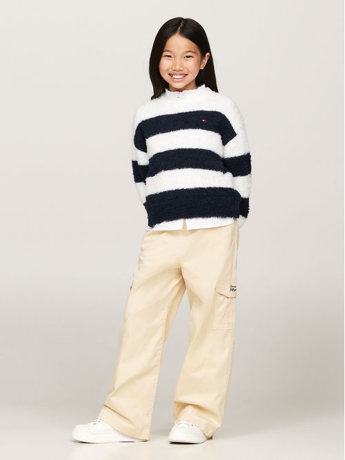 Pantalón Solid Con Pierna Ancha