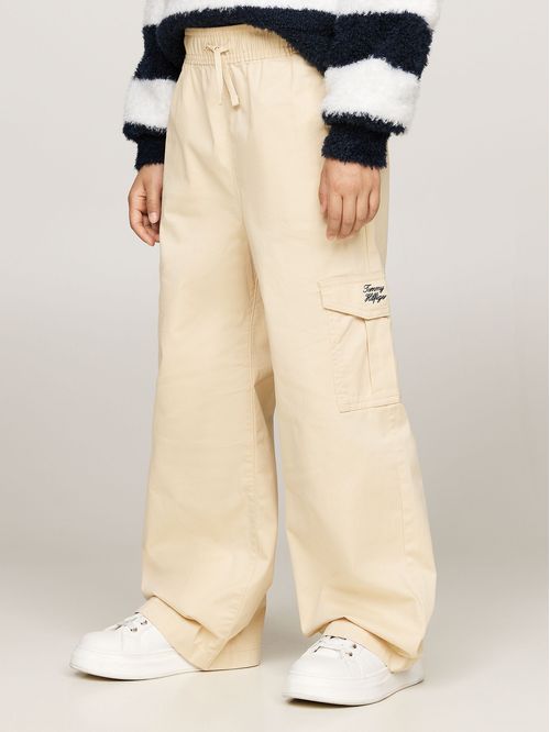 Pantalón Solid Con Pierna Ancha