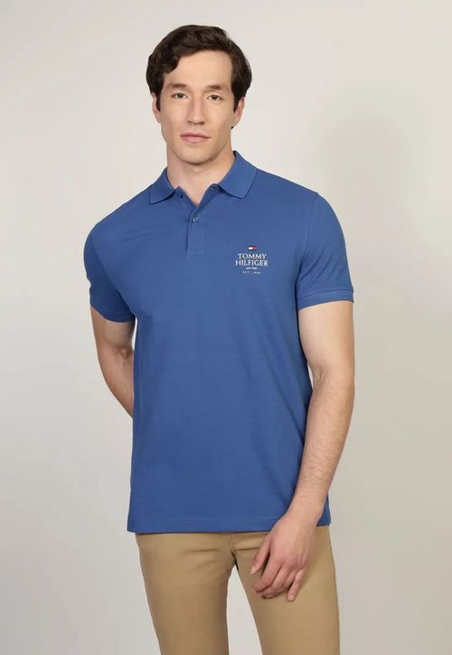 Polo Ic Stack Con Logo Regular Fit