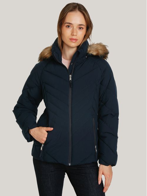 Parka Acolchada Con Gorro Teddy
