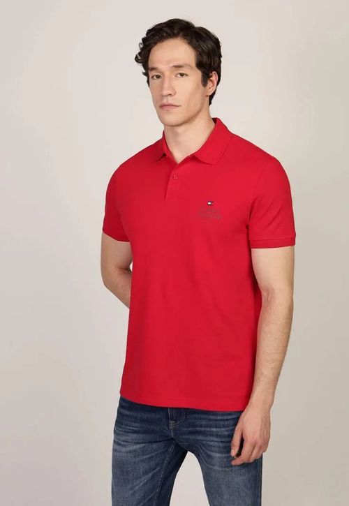 Polo Ic Stack Con Logo Regular Fit