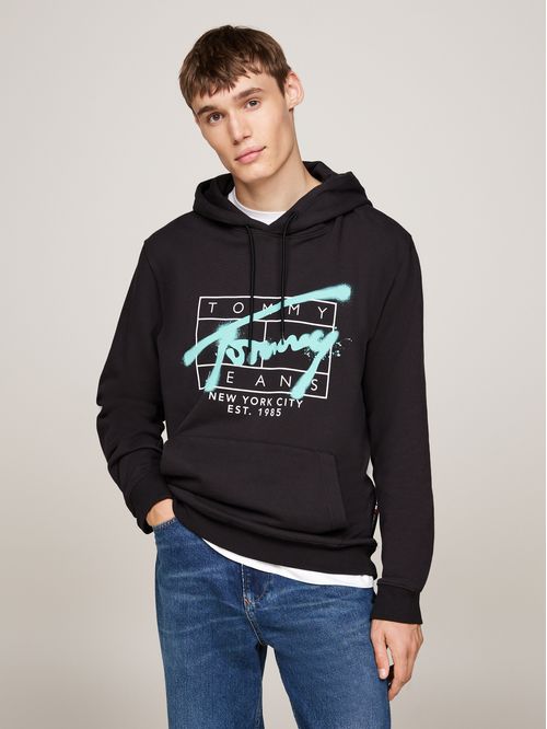 Polerón Hoodie Con Logo Graffiti