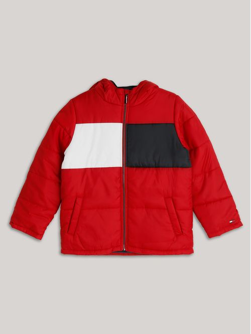 Parka para Niño acolchada con logo bordado