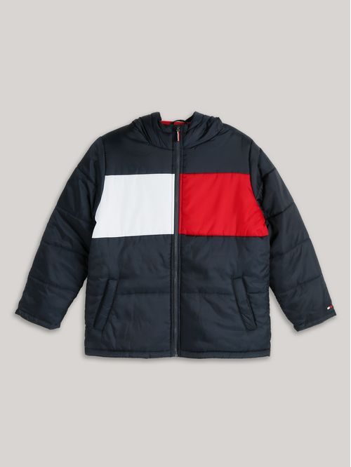 Parka para Niño acolchada con logo bordado