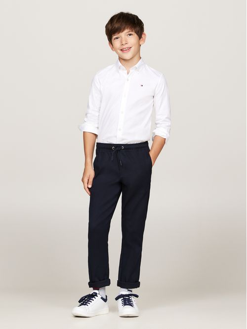 Camisa De Niño Dobby Regular Fit