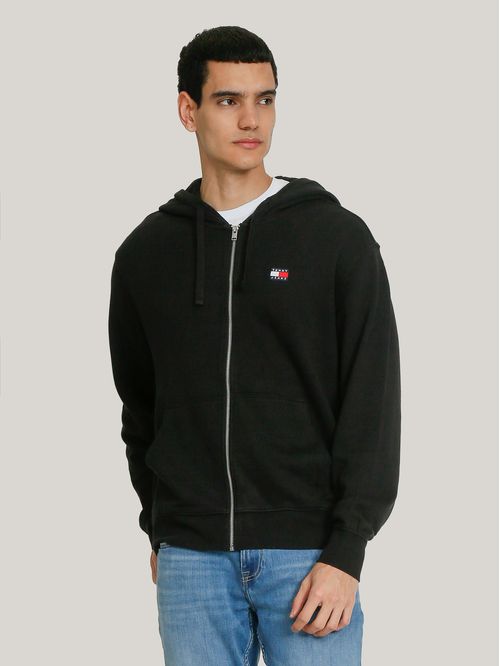 Polerón Hoodie Solid Con Cierre