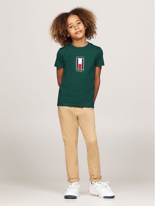 Polera Con Logo De Bandera Bordado