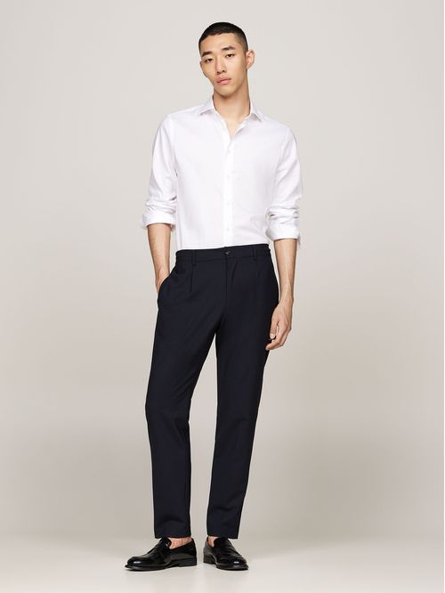 Camisa En Tejido Dobby Slim Fit