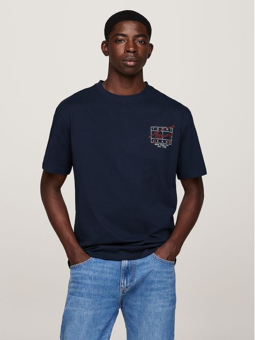 Polera Con Logo Estilo Grafiti Regular Fit