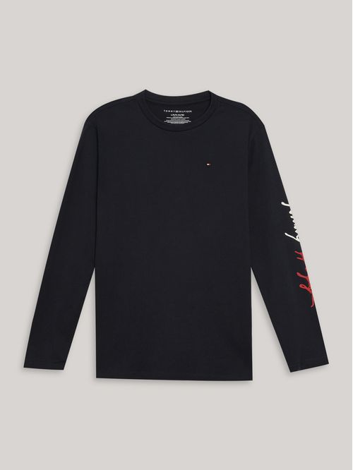 Polera De Niño Con Logo Script