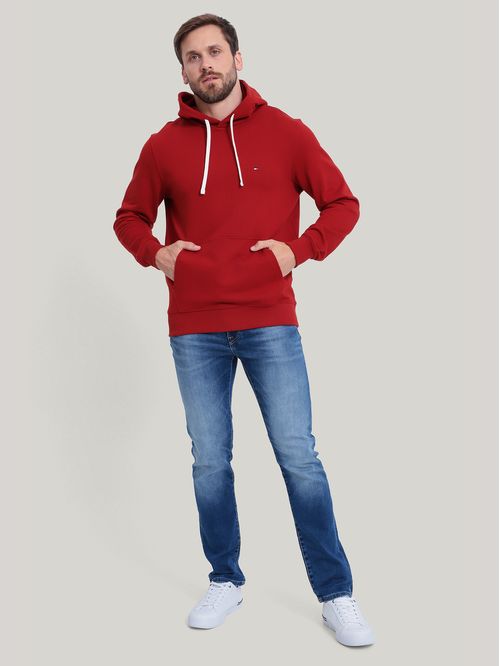 Polerón Hoodie Con Logo Bordado