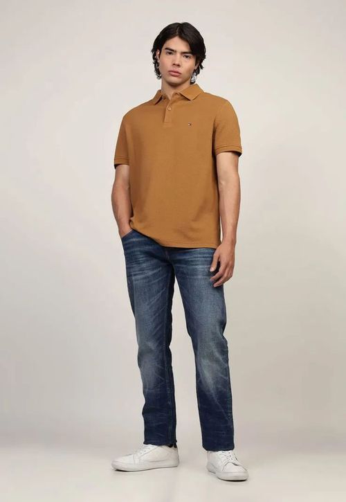 Polo Waffle Con Logo Regular Fit