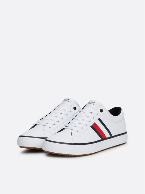 Zapatillas Core Stripe De Cuero