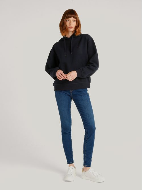 Polerón Hoodie Con Logo Bordado