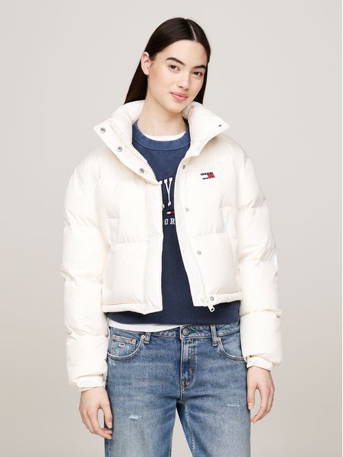 Parka Alaska Acolchada Con Logo Gráfico