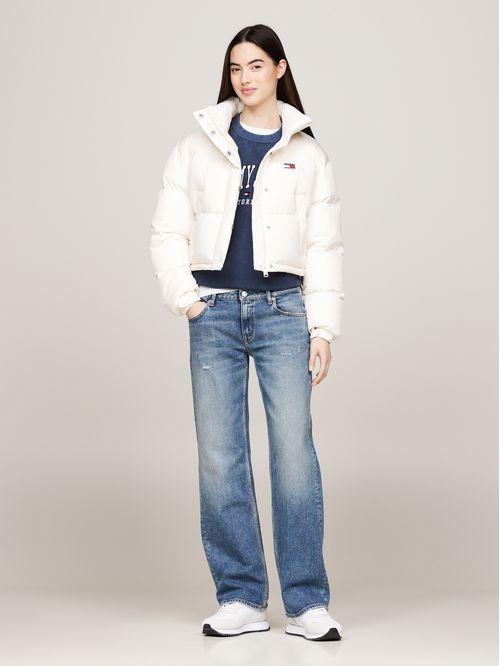 Parka Alaska Acolchada Con Logo Gráfico