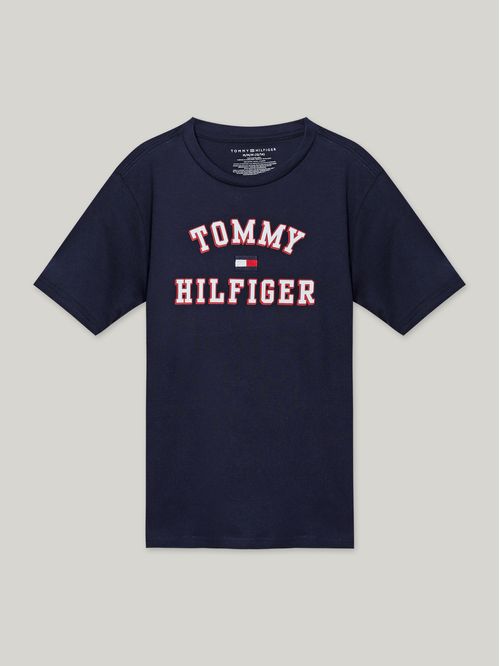 Polera De Niño Varsity Con Logo
