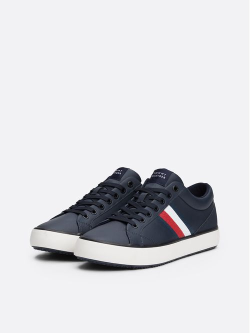 Zapatillas Core Stripe De Cuero