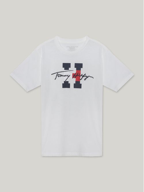 Polera De Niño Script Con Logo