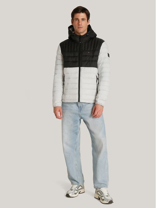 Parka Weight Quilted Colorblock