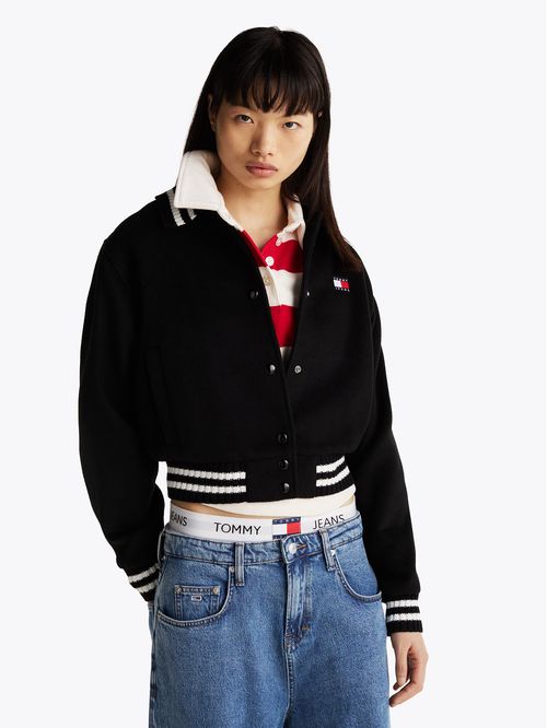 Chaqueta Bomber De Estilo Varsity