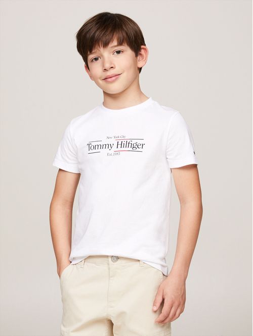 Polera De Niño C-Neck Con Logo Icon