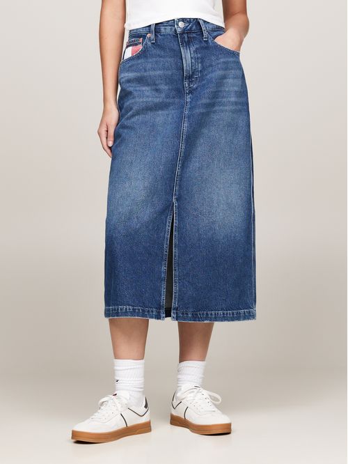 Falda Claire Denim Midi