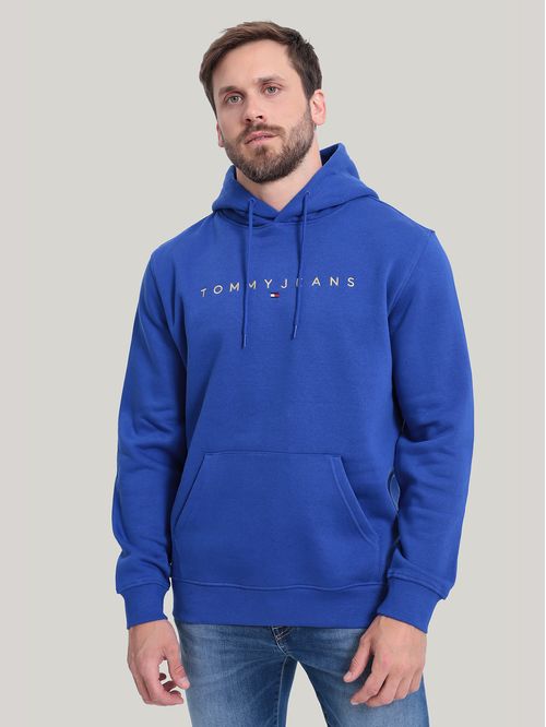 Polerón Hoodie Con Logo Bordado