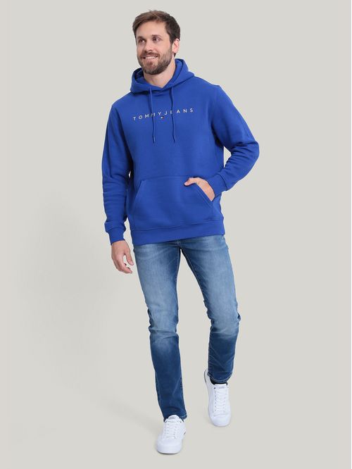 Polerón Hoodie Con Logo Bordado