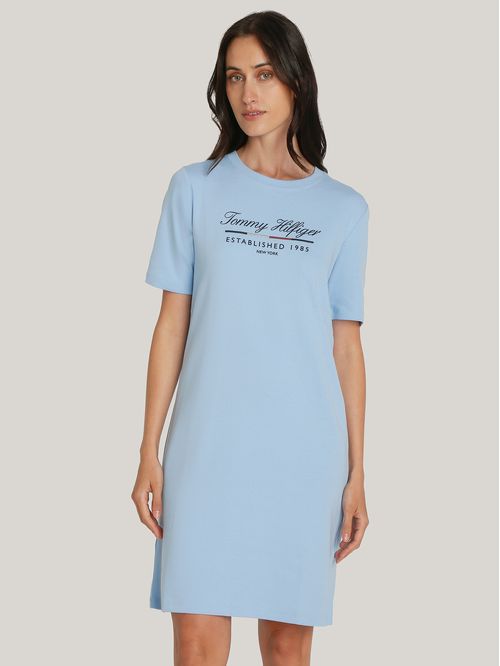 Vestido Con Logo Gráfico Script