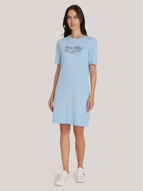 Vestido Con Logo Gráfico Script