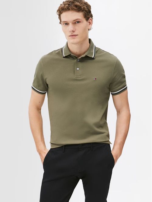 Polo Con Ribetes Tipped Slim Fit